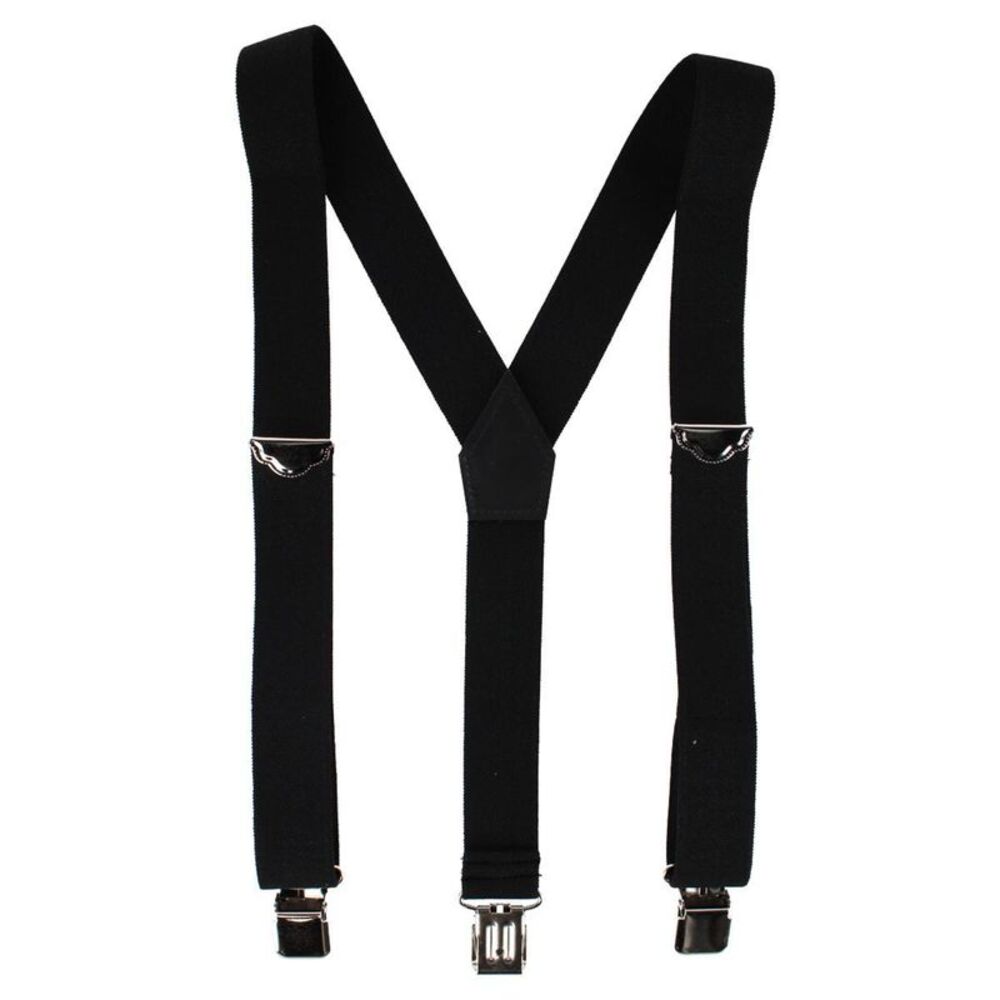 Welch Men's Elastic 1.5 Inch Y-Back Clip End Suspenders